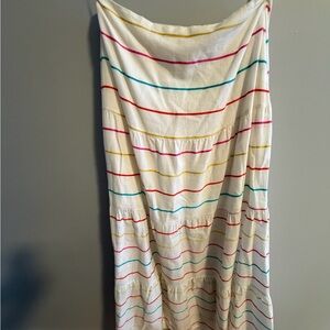 Striped Multicolor Women's Two Piece Set